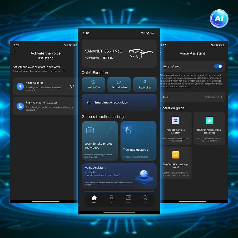 HeyCyan™ AI Smart Glasses