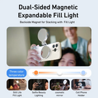 MagShot™ Pro – Magnetic Phone Camera Grip with Dual-Sided Fill Light & Bluetooth Shutter