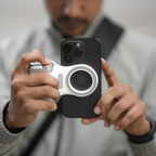 MagShot™ Pro – Magnetic Phone Camera Grip with Dual-Sided Fill Light & Bluetooth Shutter