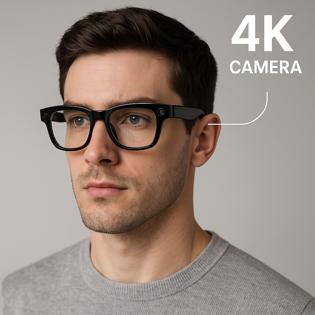 4k Camera  AI Smart Glasses