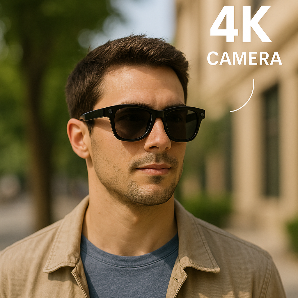 4k Camera  AI Smart Glasses